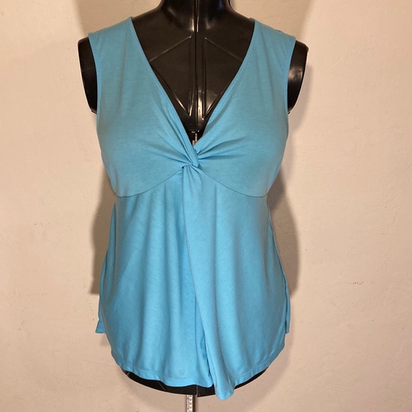Axcess Women’s Large Sleeveless Shirt Light Blue - Picture 1 of 13
